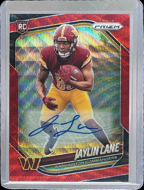 2025 Prizm #356 Rookie Autographs - Red Wave /149