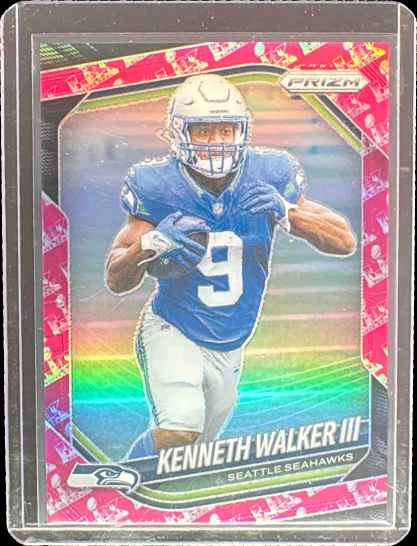 Kenneth Walker III 2025 Prizm #272 Super Bowl LX /60 Price Guide