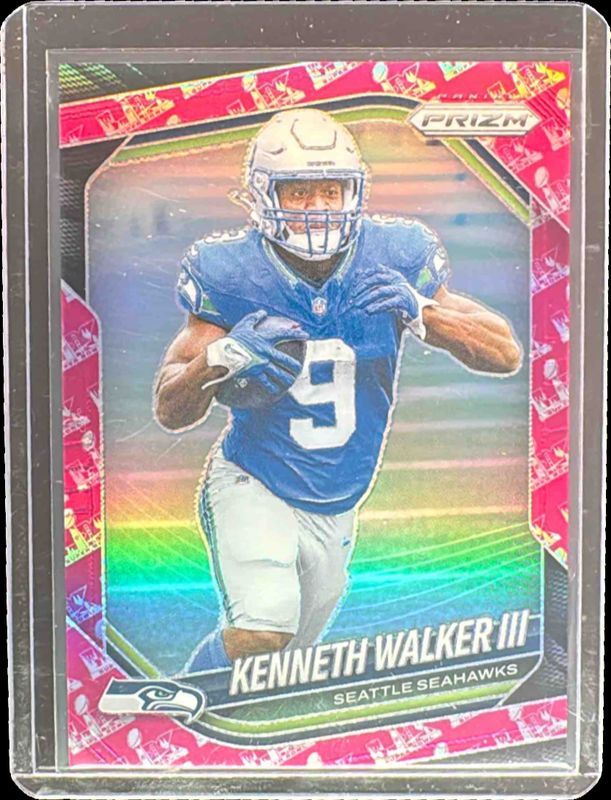 Kenneth Walker III 2025 Prizm #272 Super Bowl LX /60 Price Guide