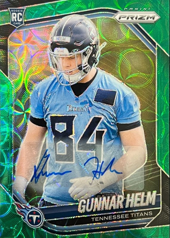 2025 Prizm #359 Rookie Autographs - Green Scope /75