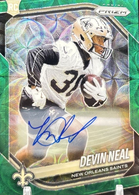 2025 Prizm #393 Rookie Autographs - Green Scope /75