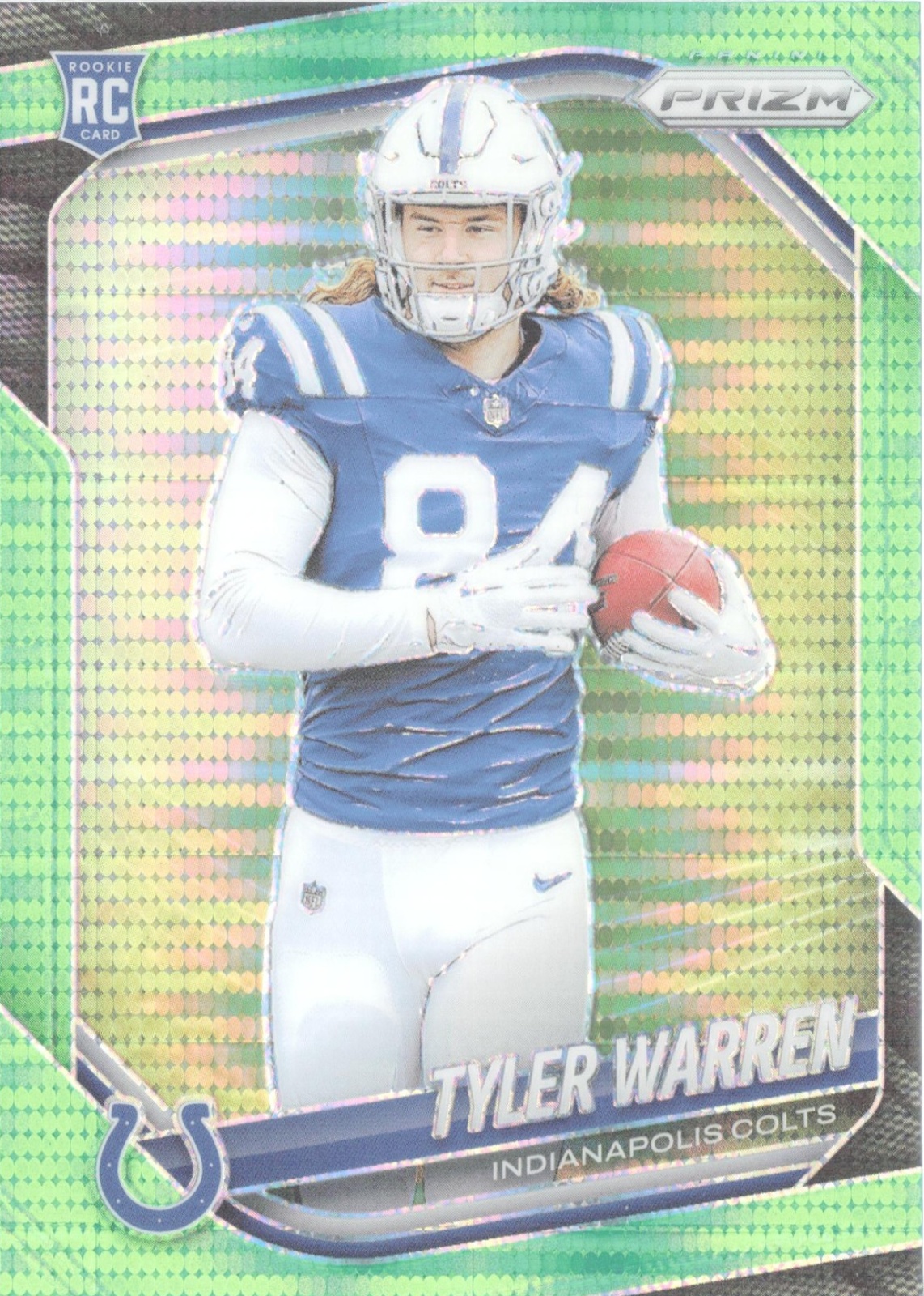 Tyler Warren 2025 Prizm #339 Neon Green Pulsar Price Guide