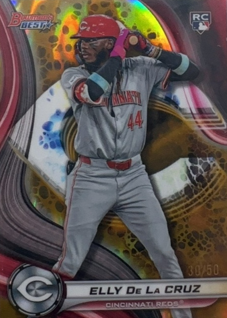 Elly De La Cruz 2024 Bowman's Best #20 Gold Refractor /50 Price
