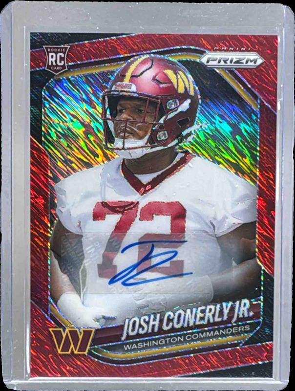 2025 Prizm #382 Rookie Autographs - Red Shimmer /35