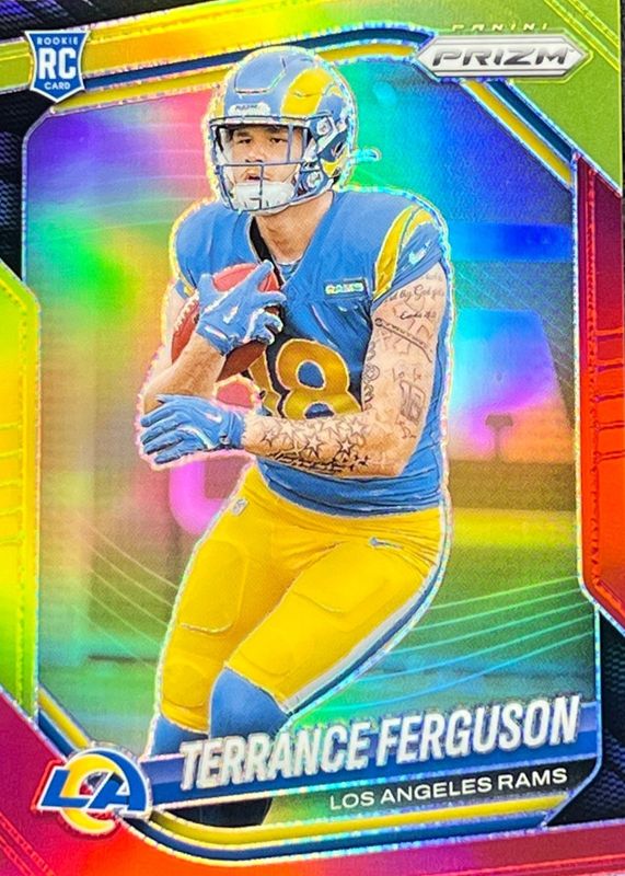 2025 Prizm #379 Red & Yellow /44
