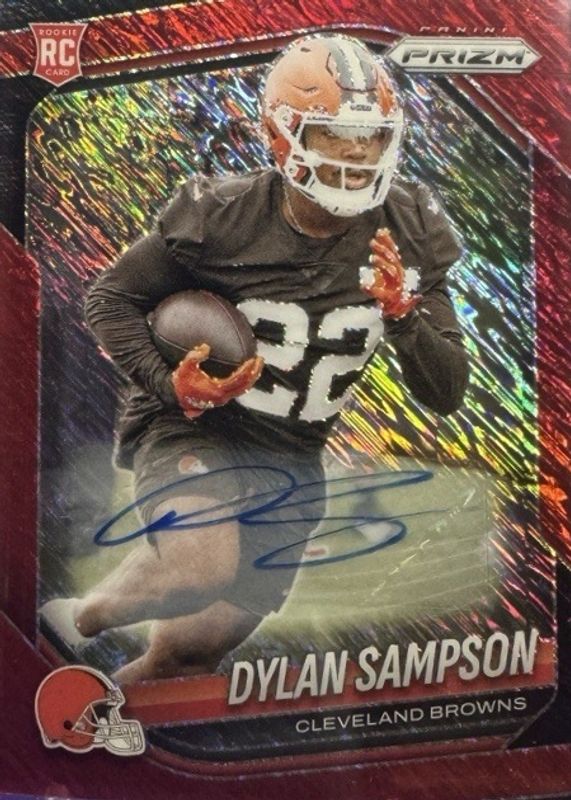 2025 Prizm #365 Rookie Autographs - Red Shimmer /35