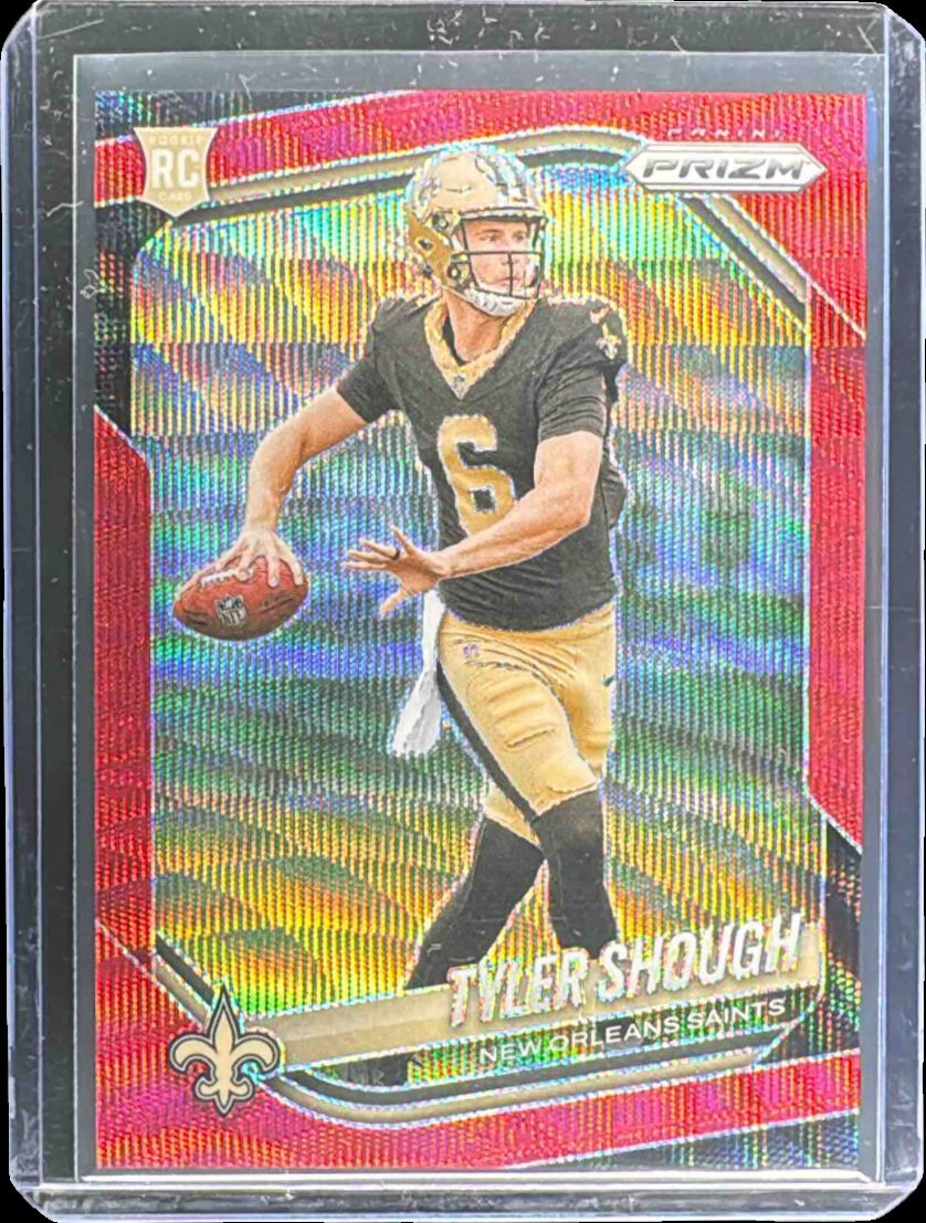 Tyler Shough 2025 Prizm #327 Red Wave /149 Price Guide - Sports