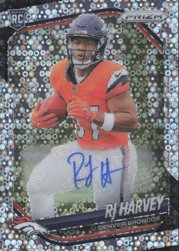 RJ Harvey - #303 Rookie Autographs No Huddle