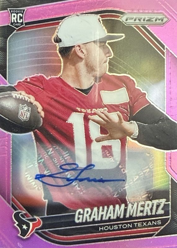2025 Prizm #392 Rookie Autographs - Pink