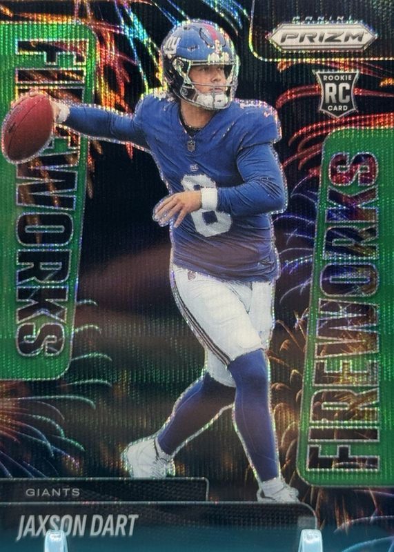 2025 Prizm #6 Fireworks - Green Wave