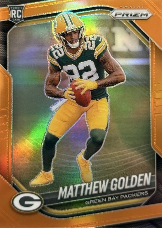Matthew Golden 2025 Prizm #326 Orange /249 Price Guide - Sports