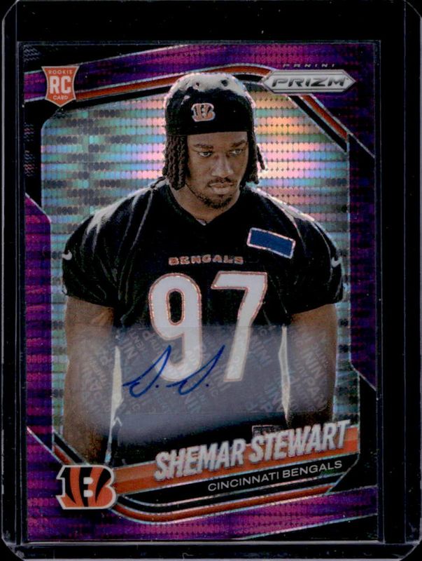 2025 Prizm #344 Rookie Autographs - Purple Pulsar
