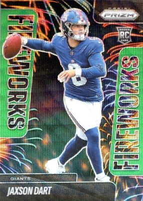 2025 Prizm #6 Fireworks - Green