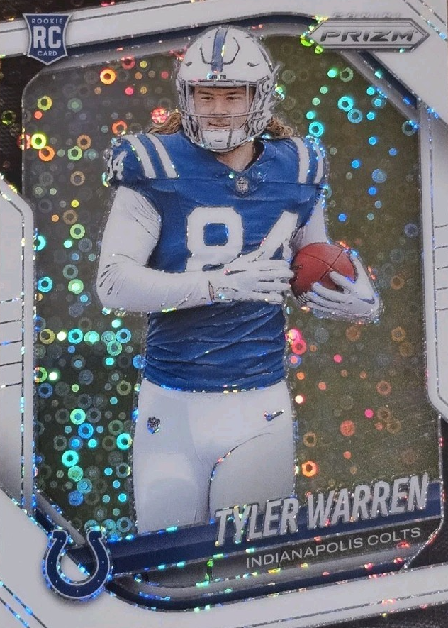 Tyler Warren 2025 Prizm #339 White Disco Price Guide - Sports Card