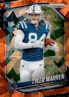 Tyler Warren 2025 Prizm #339 Orange Ice Price Guide - Sports Card