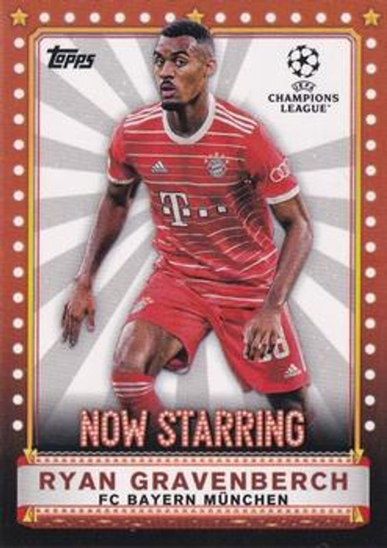 2022 Topps UEFA Club Competitions #NS-6 Now Starring