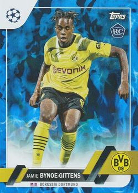 2022 Topps UEFA Club Competitions #43 Blue Inferno Foil /125