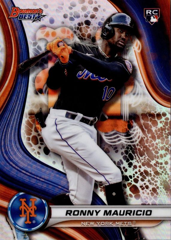 Ronny Mauricio 2024 Bowman's Best #41 Refractor Rookie RAW