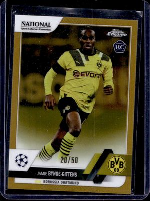 2022 Topps Chrome UEFA Club Competitions NSCC Exclusive #UEFA-22 Gold /50