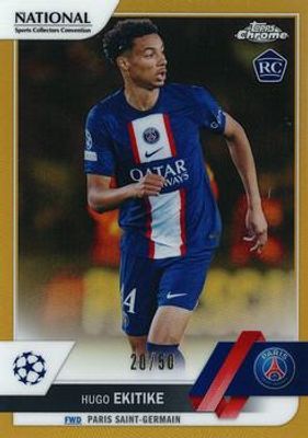 2022 Topps Chrome UEFA Club Competitions NSCC Exclusive #UEFA-1 Gold /50
