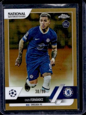 2022 Topps Chrome UEFA Club Competitions NSCC Exclusive #UEFA-12 Gold /50