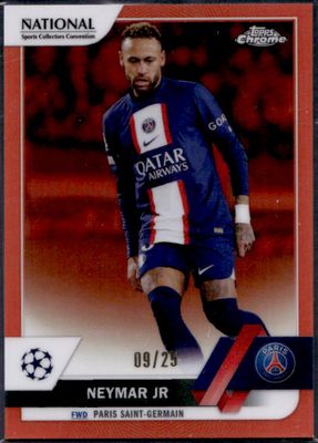 2022 Topps Chrome UEFA Club Competitions NSCC Exclusive #UEFA-16 Orange /25