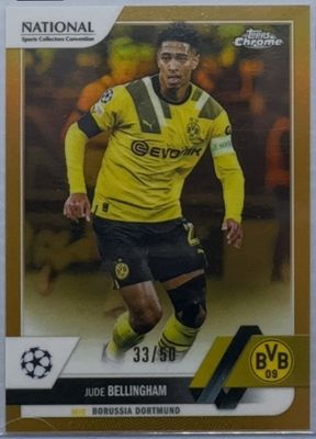 2022 Topps Chrome UEFA Club Competitions NSCC Exclusive #UEFA-5 Gold /50