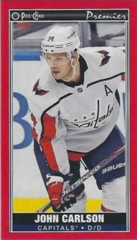 2020 O-Pee-Chee #P-19 O-Pee-Chee Premier Tallboys Red