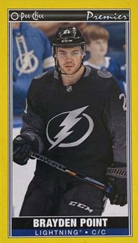 2020 O-Pee-Chee #P-13 O-Pee-Chee Premier Tallboys Yellow