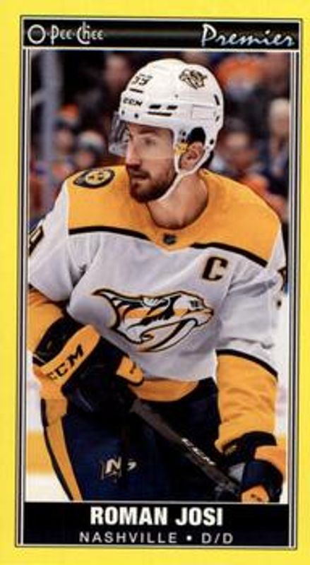 2020 O-Pee-Chee #P-8 O-Pee-Chee Premier Tallboys Yellow