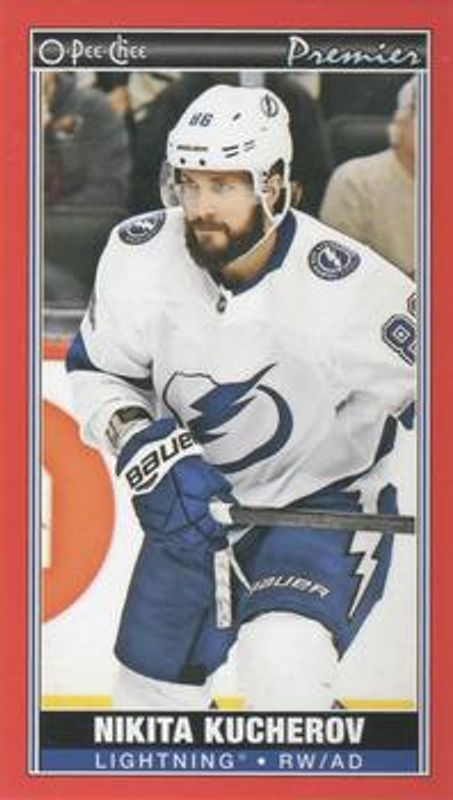 2020 O-Pee-Chee #P-1 O-Pee-Chee Premier Tallboys Red