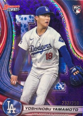 2024 Bowman's Best #34 Purple Mojo Refractor /250