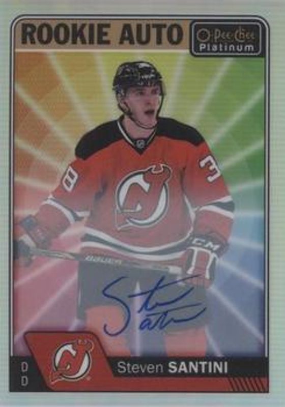 2016 O-Pee-Chee Platinum #R-SS Rookie Autographs Rainbow Color Wheel