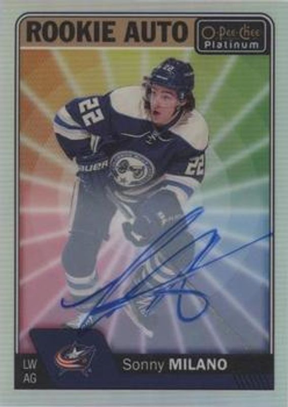 2016 O-Pee-Chee Platinum #R-SM Rookie Autographs Rainbow Color Wheel