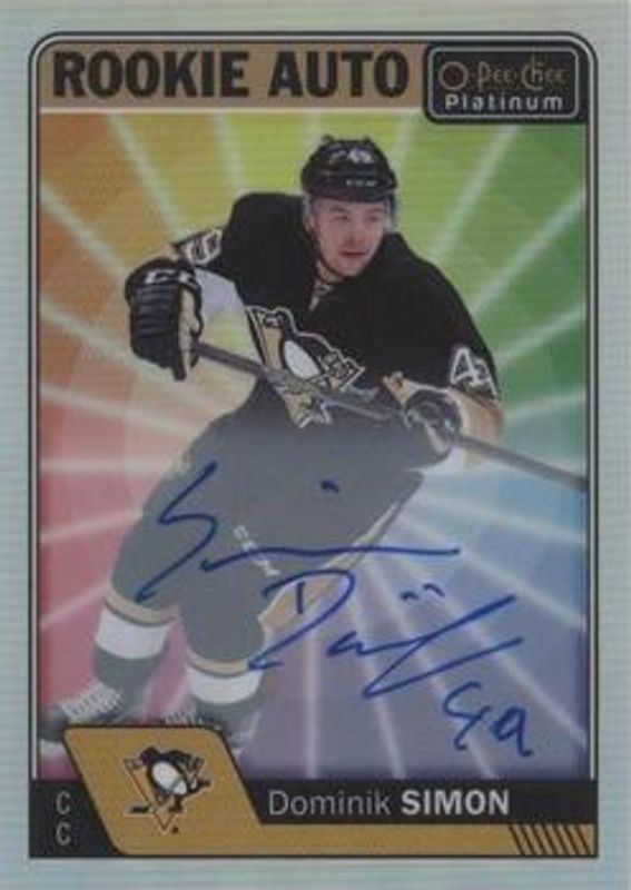 2016 O-Pee-Chee Platinum #R-DS Rookie Autographs Rainbow Color Wheel