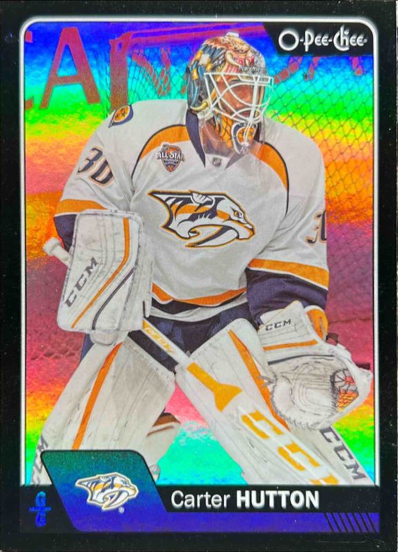 2016 O-Pee-Chee #64 Black Rainbow Foil /100