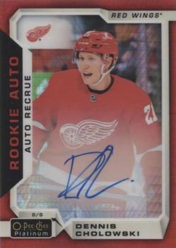 2018 O-Pee-Chee Platinum #R-DC Rookie Autographs - Red Prism /50
