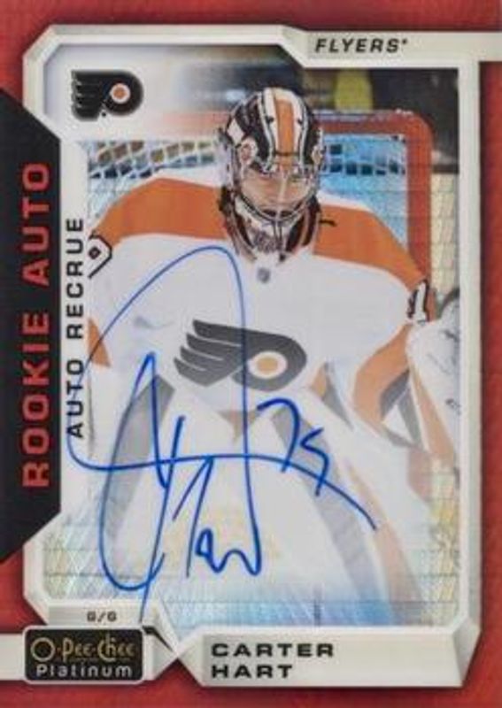 2018 O-Pee-Chee Platinum #R-CH Rookie Autographs - Red Prism /50