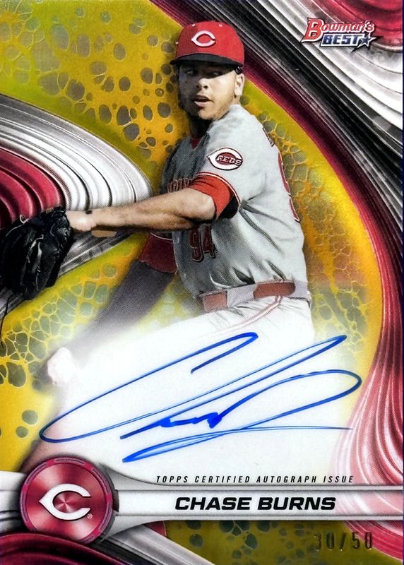 2024 Bowman's Best #B24-CB Best of 2024 Autographs - Gold Refractor /50