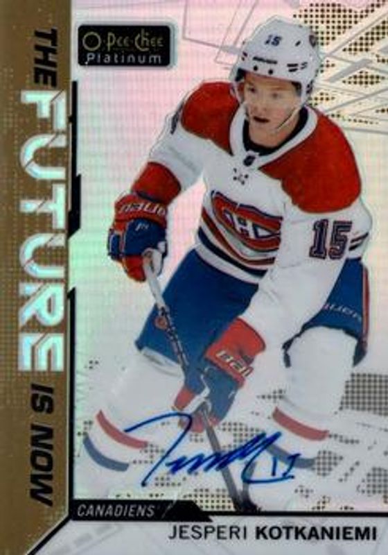 2018 O-Pee-Chee Platinum #FN-14 The Future Is Now Rainbow Autographs