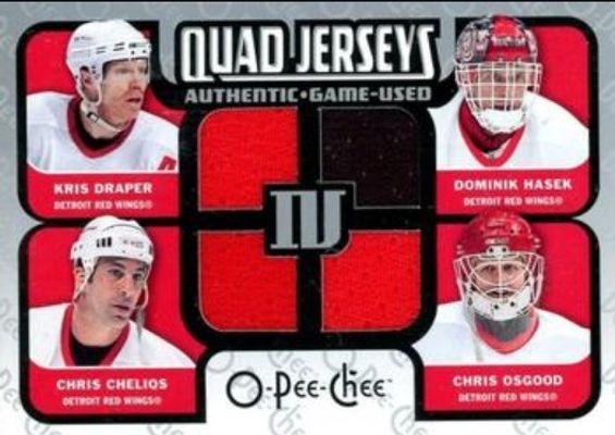 2007 O-Pee-Chee #QM-CHOD Quad Jerseys (Quad Materials)