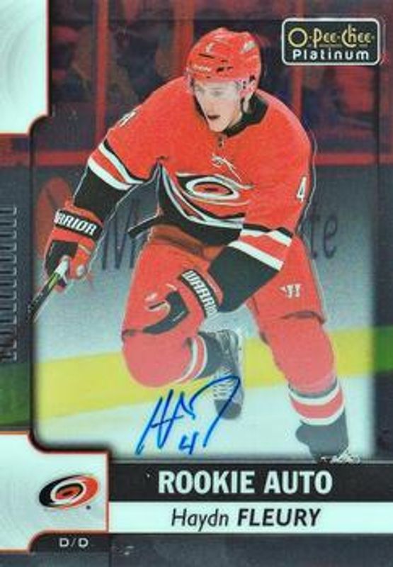 2017 O-Pee-Chee Platinum #R-HF Rookie Autographs