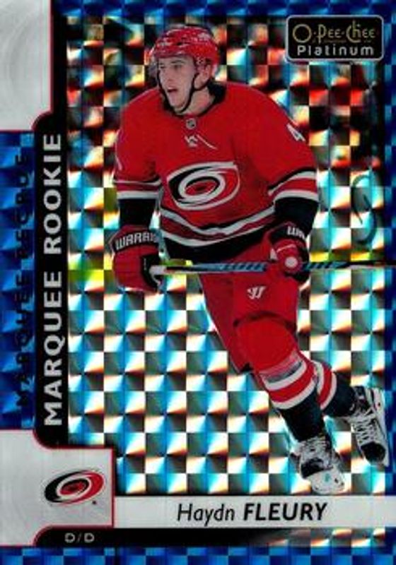 2017 O-Pee-Chee Platinum #191 Royal Blue Cubes /99