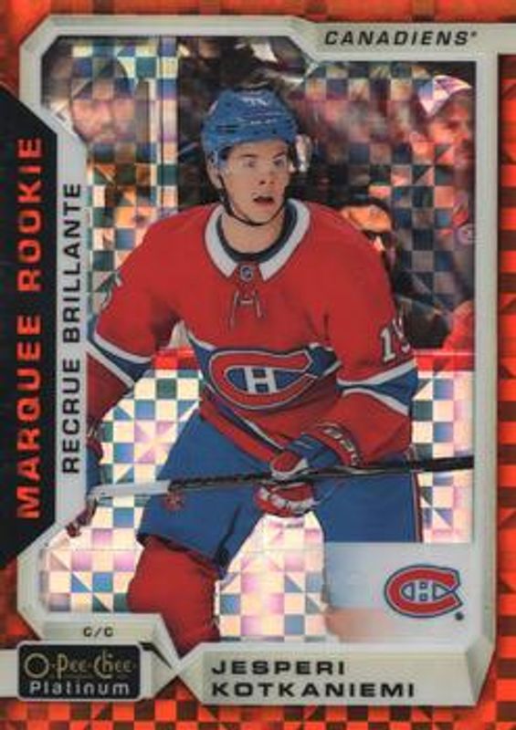 2018 O-Pee-Chee Platinum #180 Orange Checkers /25