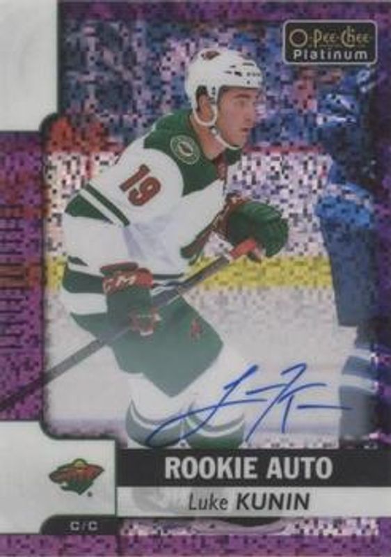 2017 O-Pee-Chee Platinum #R-LK Rookie Autographs: Violet Pixels