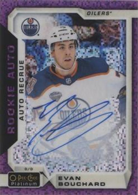 2018 O-Pee-Chee Platinum #R-EB Rookie Autographs - Violet Pixels