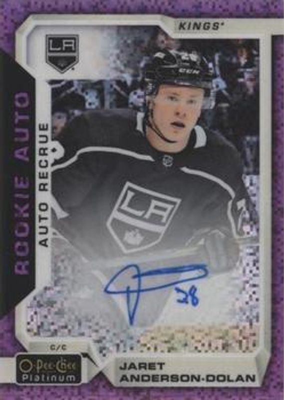 2018 O-Pee-Chee Platinum #R-JD Rookie Autographs - Violet Pixels