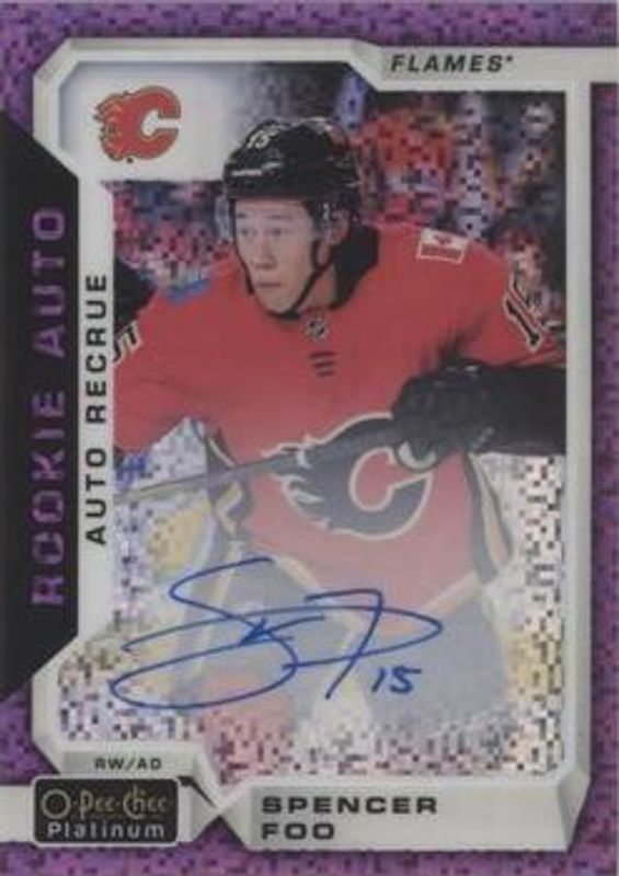 2018 O-Pee-Chee Platinum #R-SF Rookie Autographs - Violet Pixels