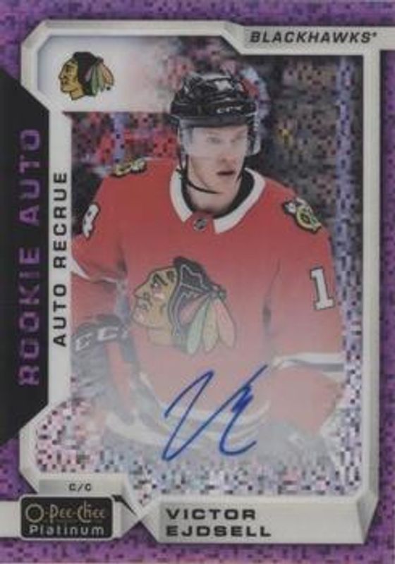 2018 O-Pee-Chee Platinum #R-VE Rookie Autographs - Violet Pixels