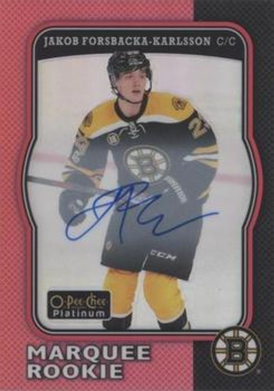 2017 O-Pee-Chee Platinum #R-98 Retro Red Rainbow Autographs